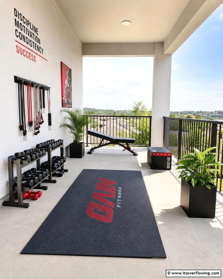 Balcony Workout Zone - 20 Second Story Balcony Ideas for Stunning Views