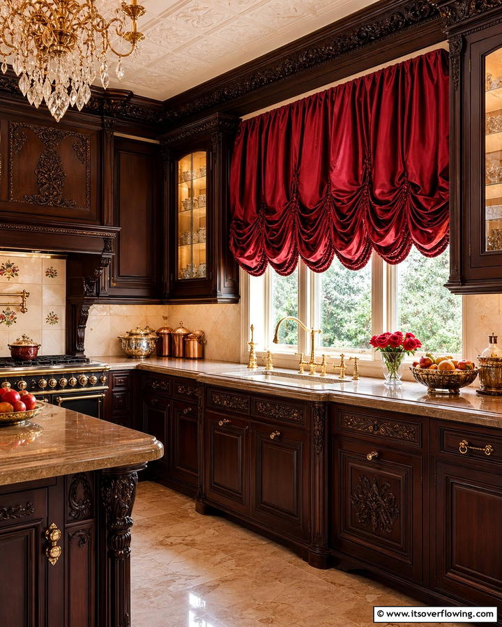 Balloon Valances for Vintage Flair - 25 Kitchen Valance Ideas to Add Style and Privacy