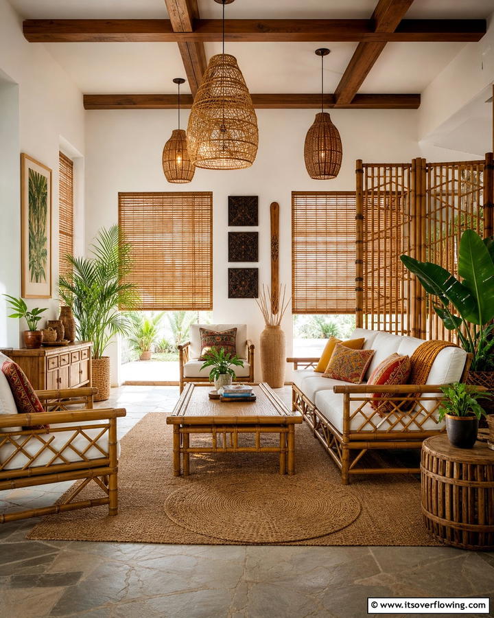 Bamboo Accents - 20 Hawaiian Interior Design Ideas for a Tropical Vibe