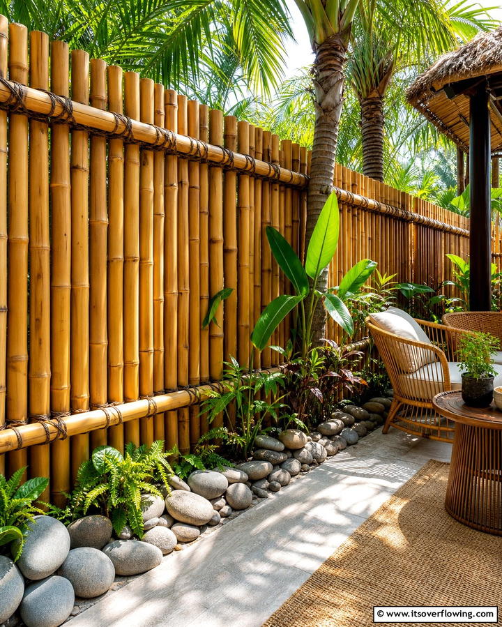 Bamboo Fencing - 25 Outdoor Privacy Screen Ideas for Secluded Spaces