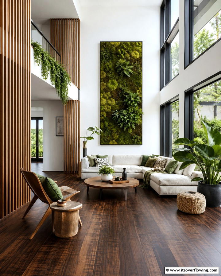 Bamboo Flooring Eco Friendly Charm - 25 Living Room Flooring Ideas for a Stunning Space