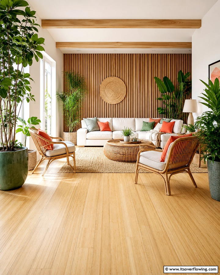 Bamboo Flooring Sustainability - 25 Living Room Flooring Ideas for a Stunning Space