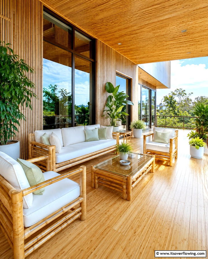 Bamboo FlooringExact - 25 Porch Flooring Options for Stylish Outdoor Spaces