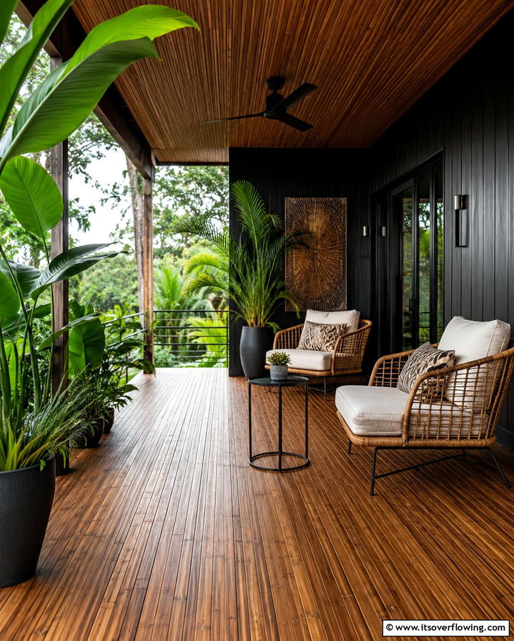 Bamboo FlooringOne - 25 Porch Flooring Options for Stylish Outdoor Spaces