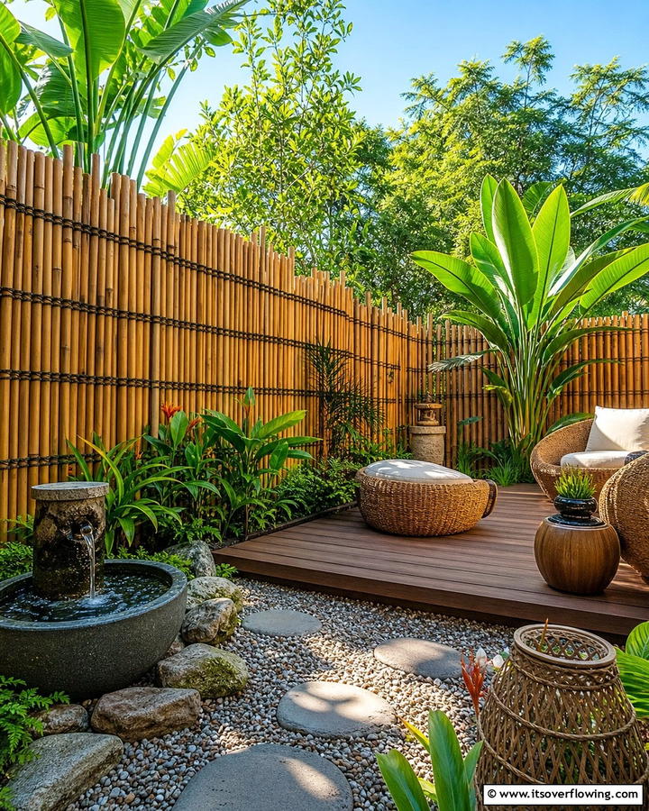 Bamboo Privacy Fence - 21 Privacy Fence Designs for Secure & Stylish Property Borders