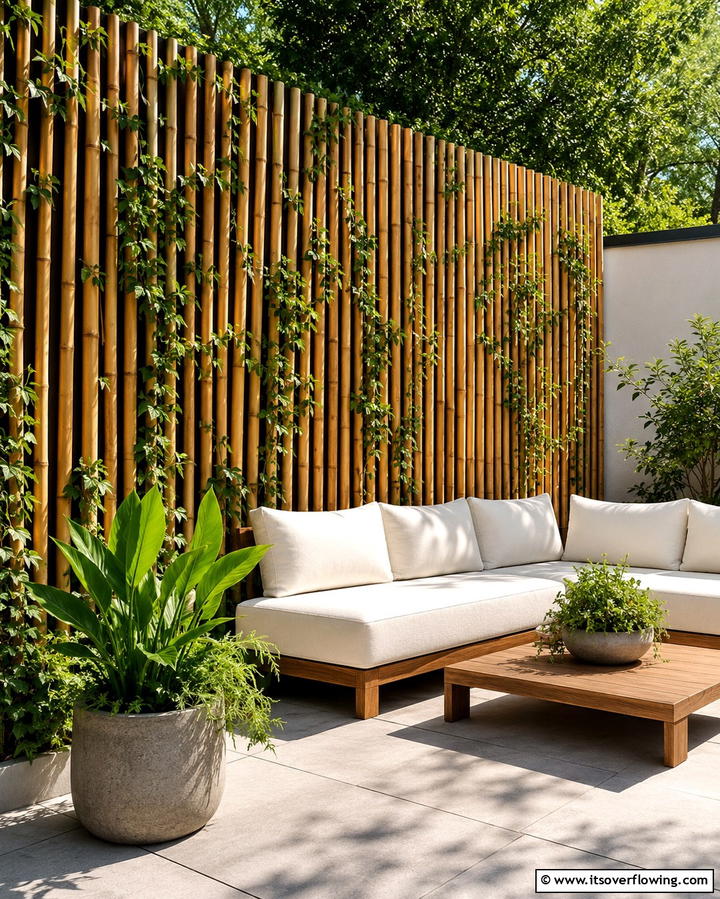 Bamboo Privacy Screens - 25 Shady Garden Ideas for Lush, Cool Spaces