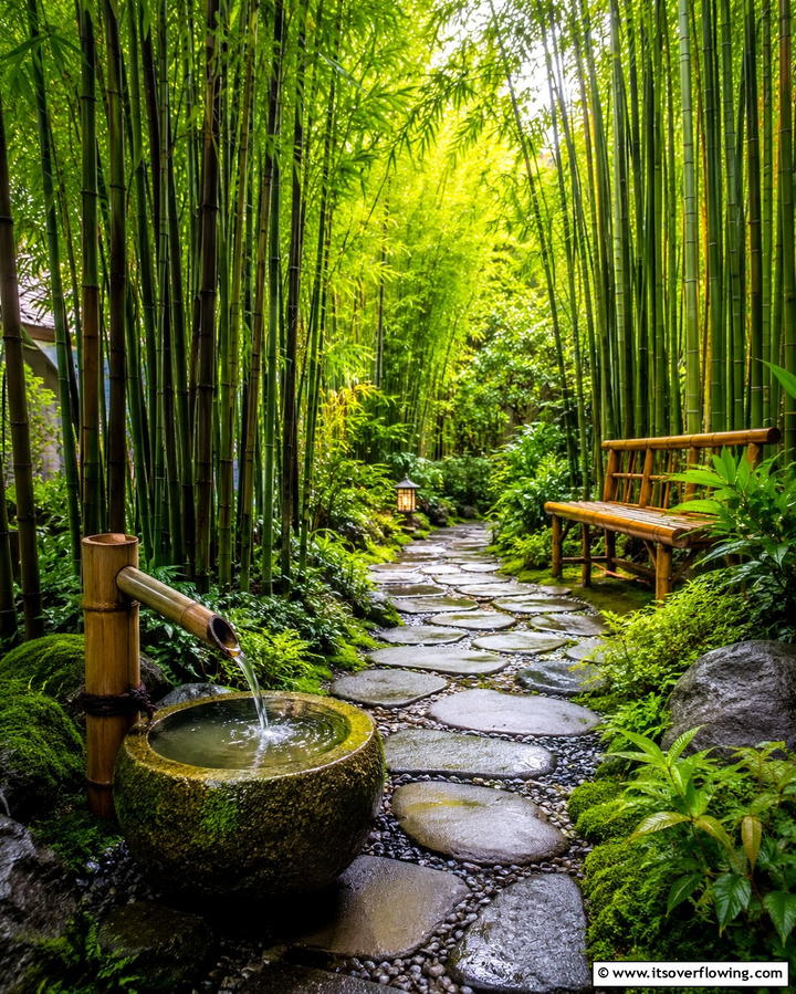 Bamboo Sanctuary - 30 Japanese Garden Ideas for Zen Outdoor Spaces