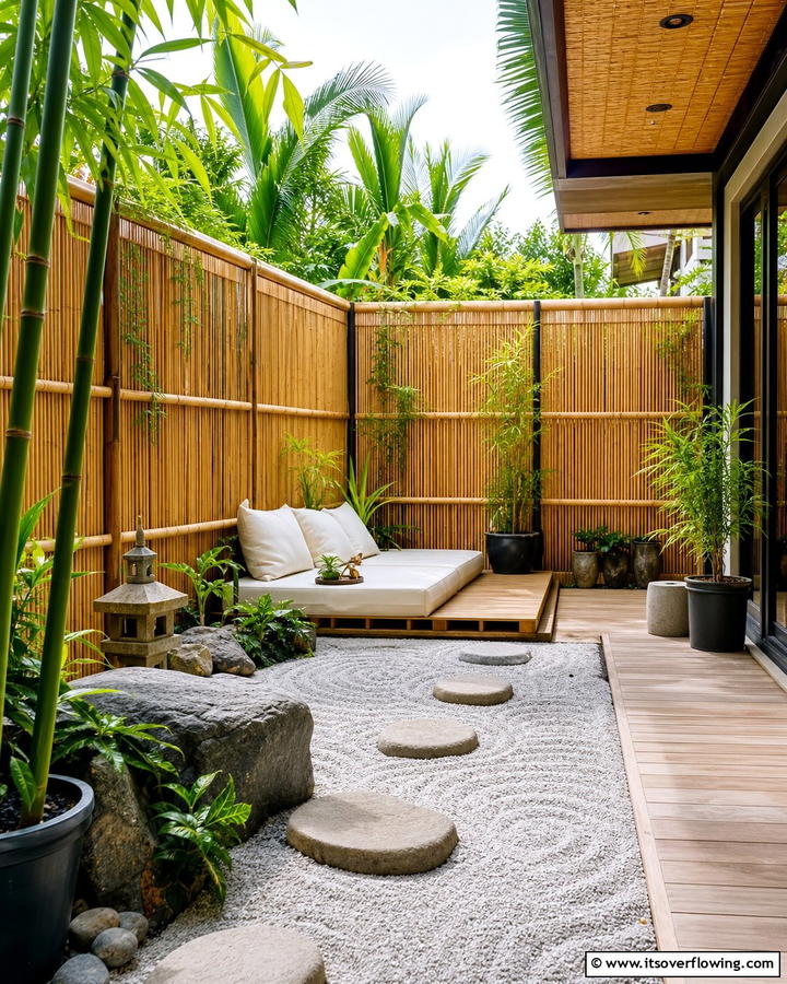 Bamboo Screens - 20 Garden Shade Ideas to Create a Cool and Comfortable Outdoor Space