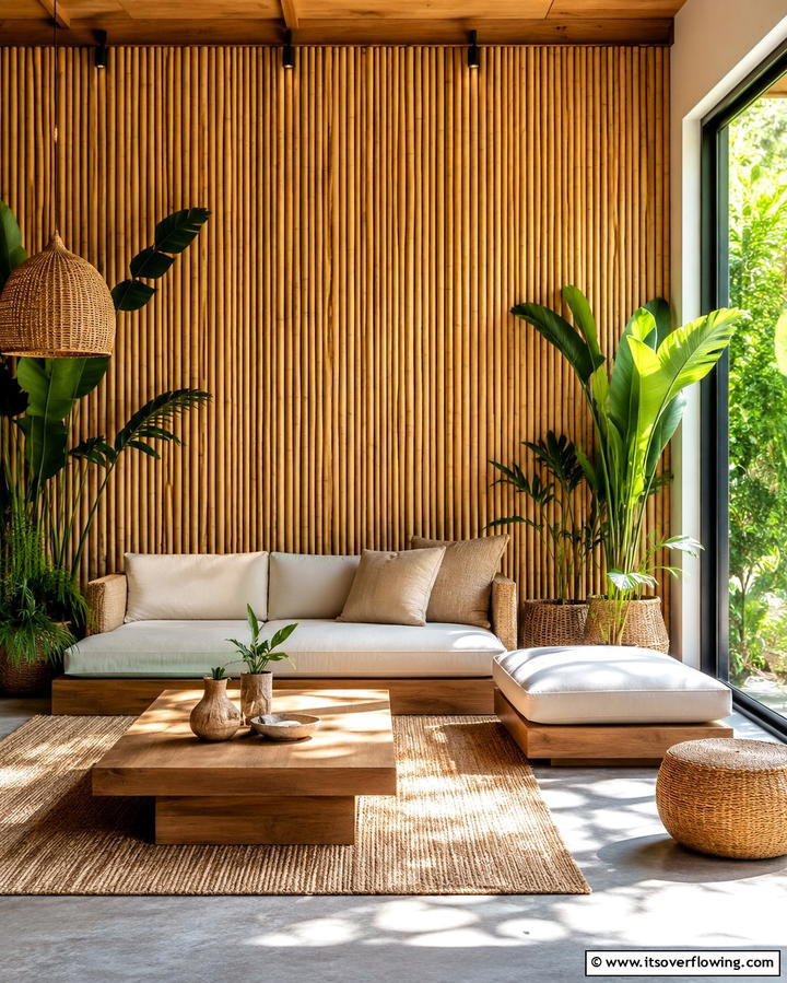Bamboo Wall Panels - 25 Wall Paneling Ideas to Elevate Your Home Decor