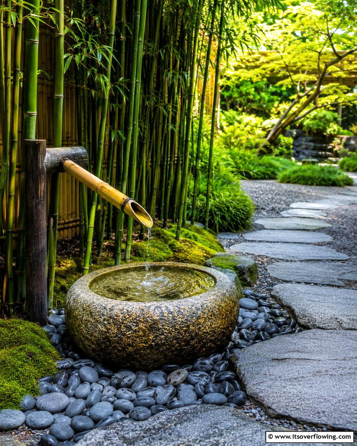 Bamboo Water Features - 25 Zen Garden Ideas for a Peaceful Outdoor Retreat