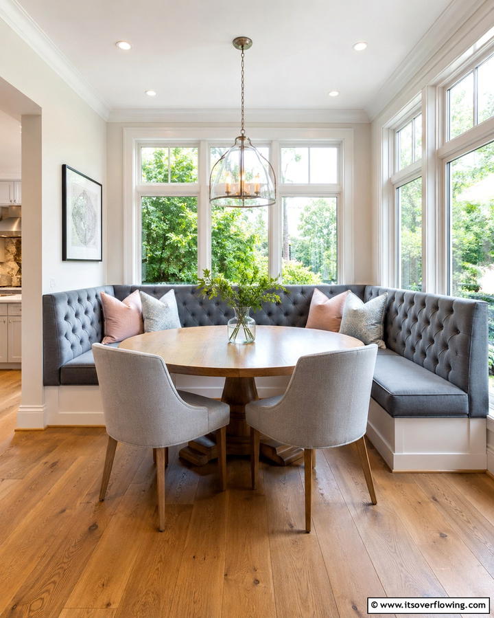 Banquette Seating for Cozy Dining - 25 Kitchen Diner Ideas for a Functional and Stylish Space