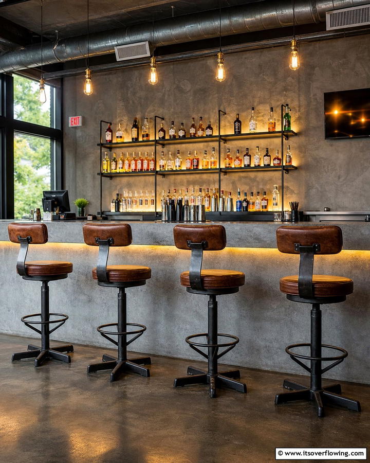 Bar Stools - 25 Man Cave Seating Ideas for Ultimate Comfort