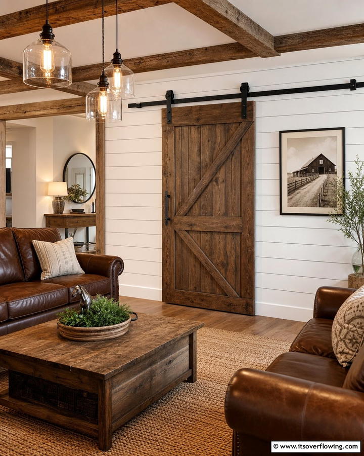 Barn Door Wall Decor - 20 Rustic Wall Decor Ideas for a Cozy and Charming Home