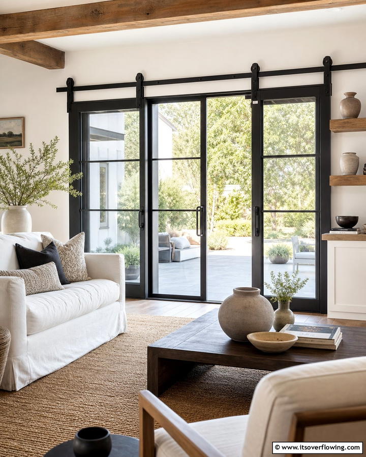 Barn Style Patio Doors - 25 Patio Door Ideas to Brighten Your Home
