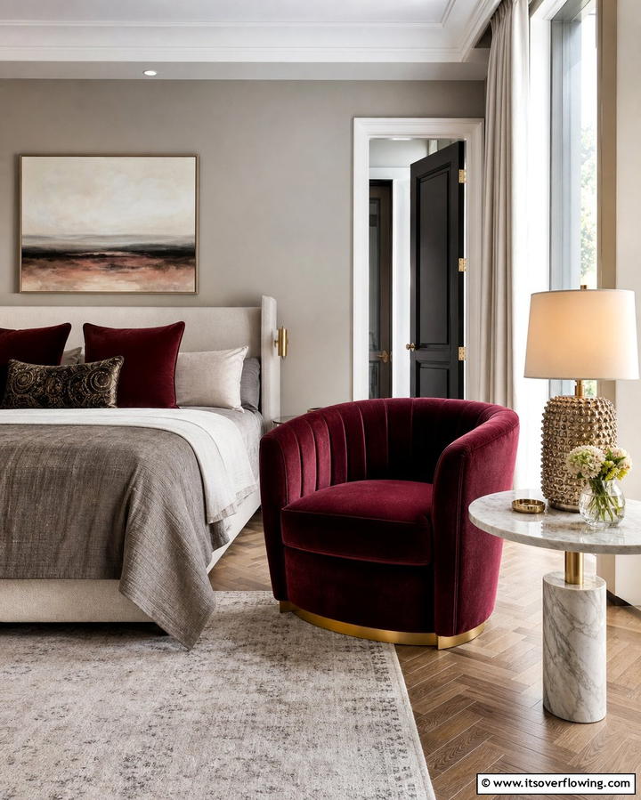 Barrel Chair - 25 Comfortable Bedroom Chair Ideas for Relaxation