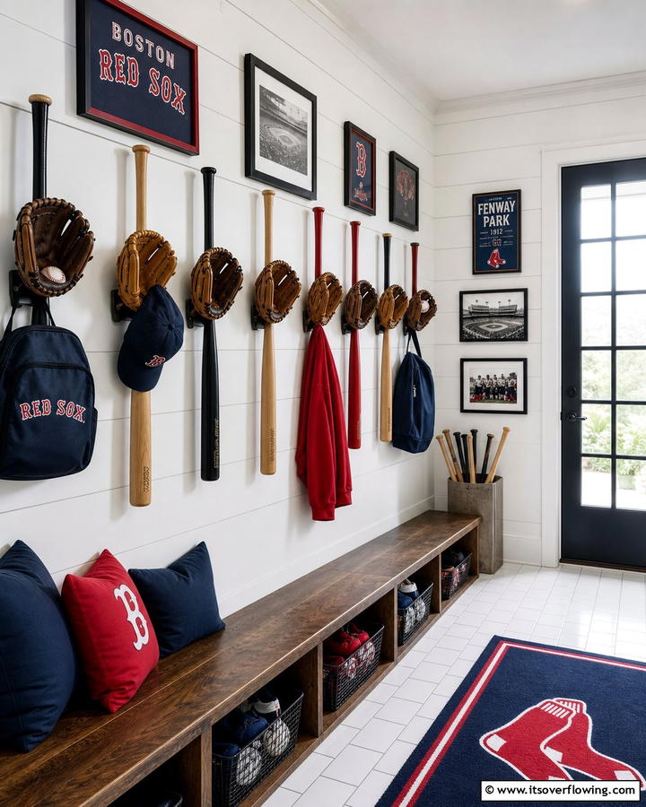 Baseball Inspired Wall Hooks - 20 Baseball Room Decor Ideas for Fans