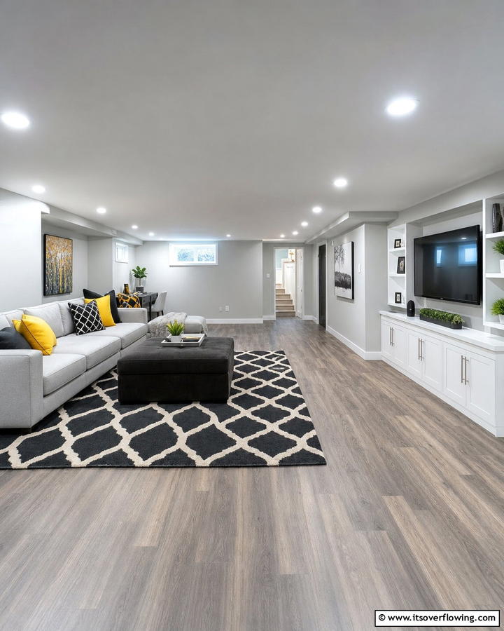 Basement Brightening - 20 Recessed Lighting Ideas for Modern Home Illumination