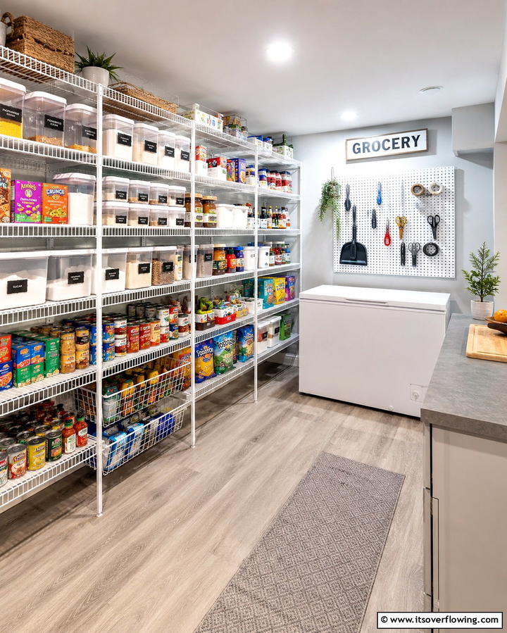 Basement Pantry - 25 Basement Decorating Ideas to Transform Your Space