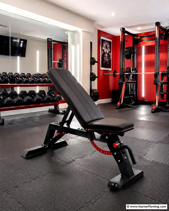 Basement Workout Station Bench - 30 Functional Basement Furniture Ideas for Multi-Use Spaces