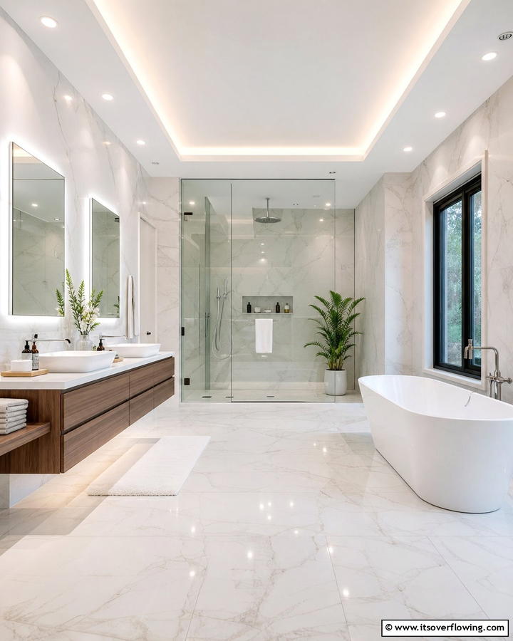 Bathroom Illumination for Luxury - 20 Recessed Lighting Ideas for Modern Home Illumination