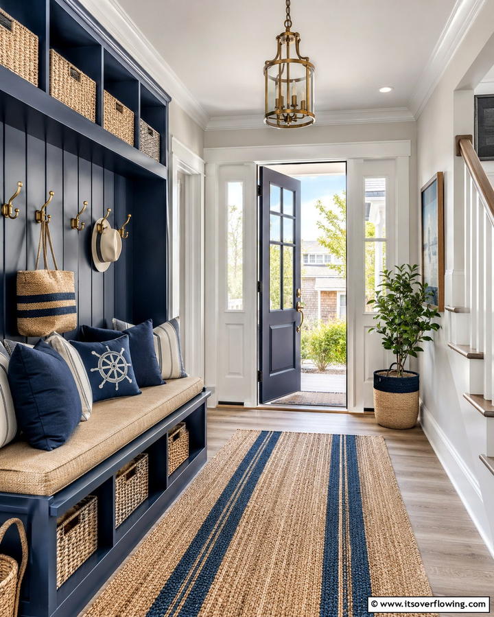 Beach House Entryway Designs - 30 Relaxed Coastal Decor Inspirations for Beach-Inspired Homes