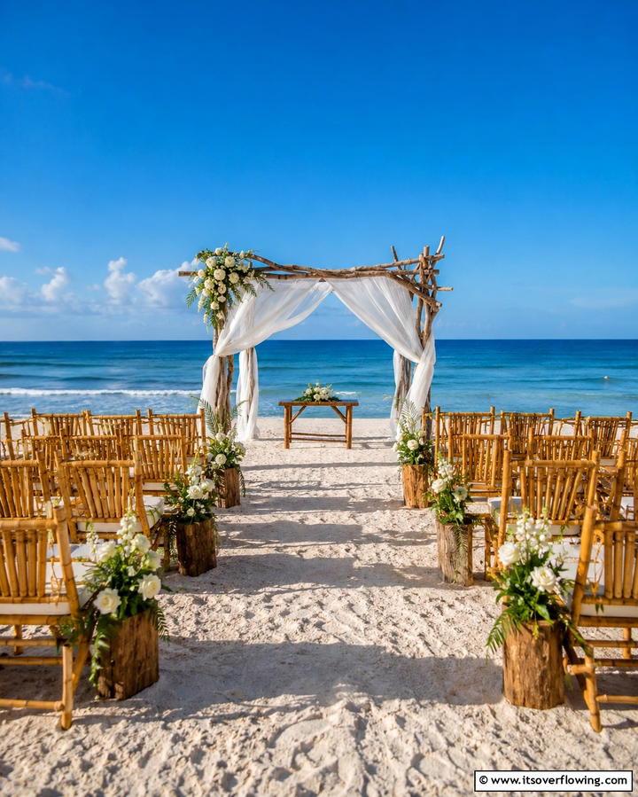 Beachfront Vows - 30 Unique Wedding Ceremony Ideas for Your Perfect Day