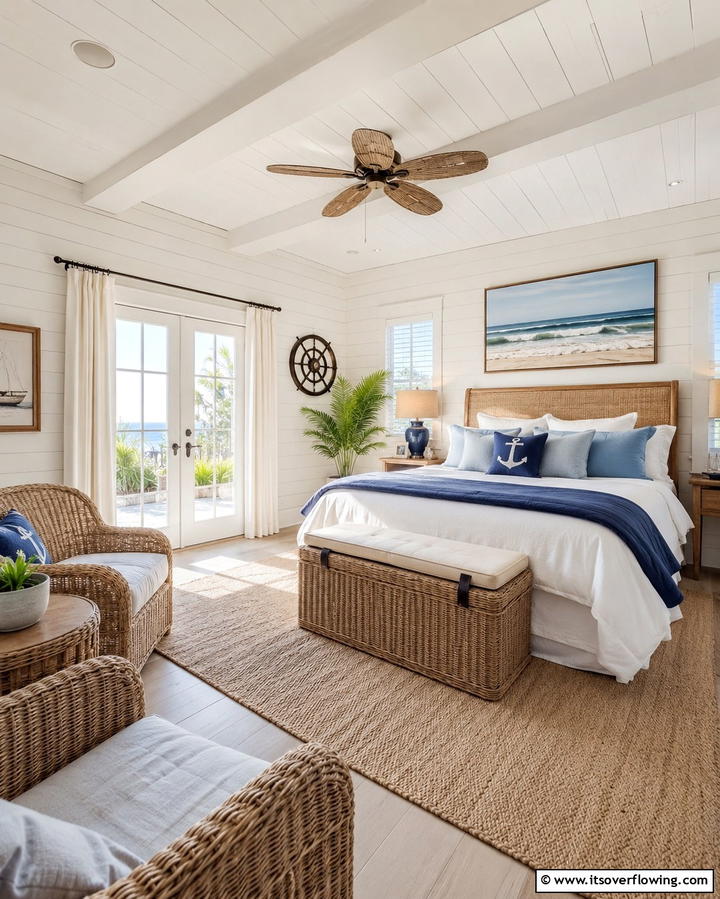 Beachside Vibes - 25 Man Cave Bedroom Ideas for the Ultimate Retreat
