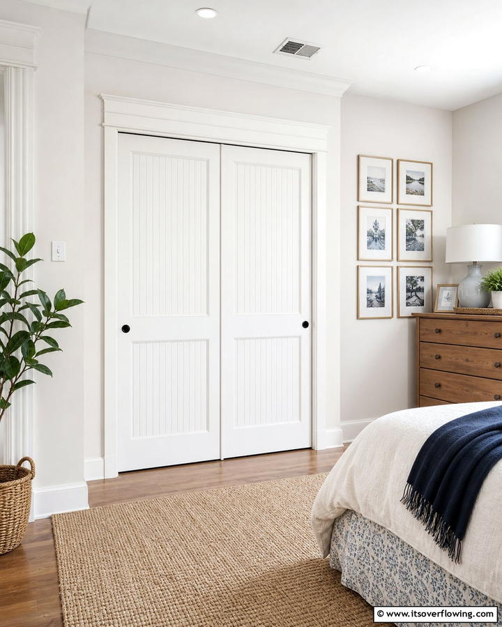 Beadboard Closet Doors - 25 Beadboard Wall Ideas for Classic Charm