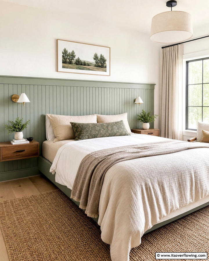 Beadboard Headboard for a DIY Project - 25 Beadboard Wall Ideas for Classic Charm