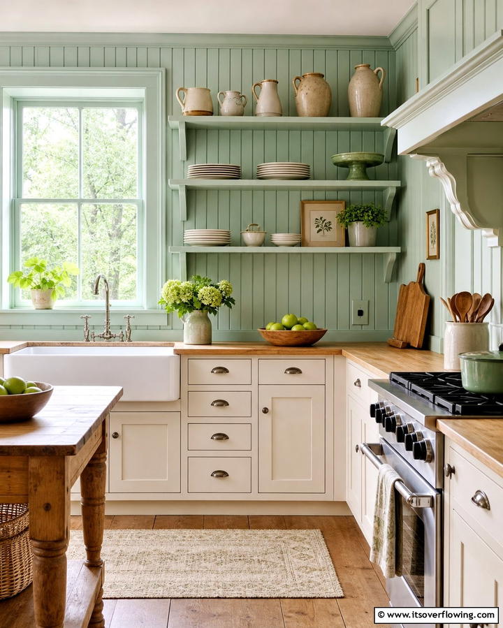 Beadboard Paneling - 25 Traditional Kitchen Ideas for Timeless Elegance