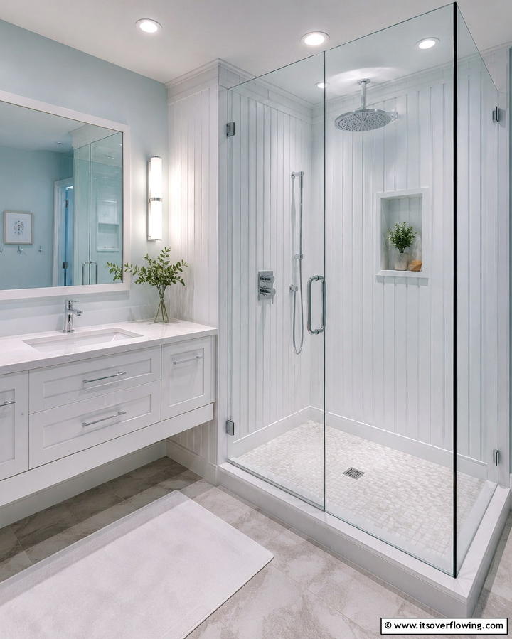 Beadboard Shower Enclosure - 25 Charming Beadboard Bathroom Ideas for a Classic Look