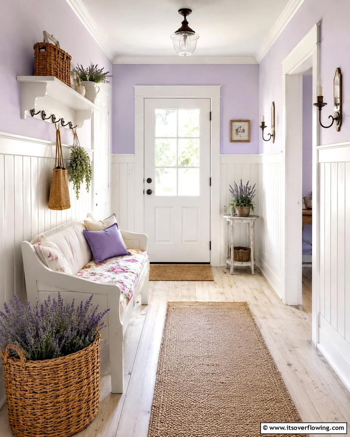 Beadboard Wainscoting for a Cottage Look - 20 Creative Wainscoting Entryway Ideas to Welcome Guests