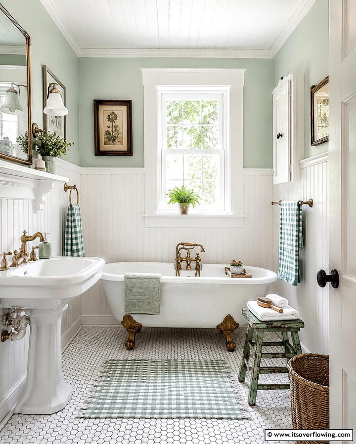Beadboard Window Trim - 25 Farmhouse Interior Window Trim Ideas for Charm