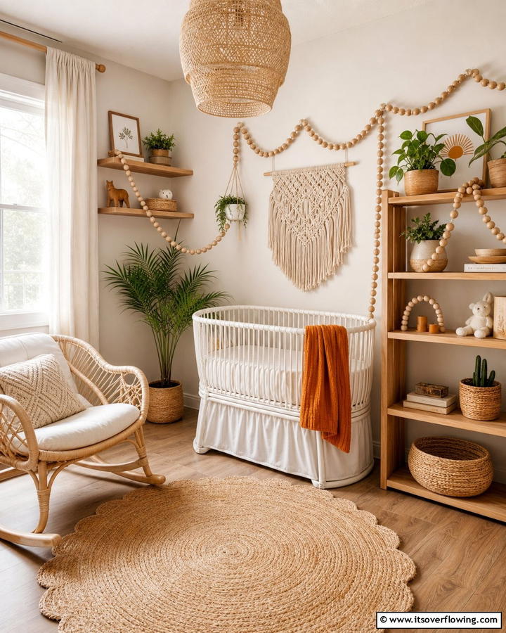 Beaded Garlands - 25 Boho Nursery Ideas for a Cozy and Chic Space