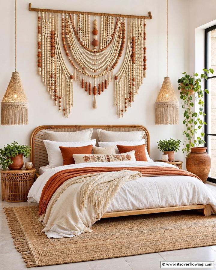 Beaded Wall Hangings - 25 Boho Wall Decor Ideas for a Vibrant and Artistic Home