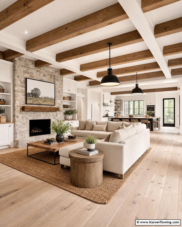 Beamed Ceiling Trim - 25 Elegant Ceiling Trim Ideas to Elevate Your Home