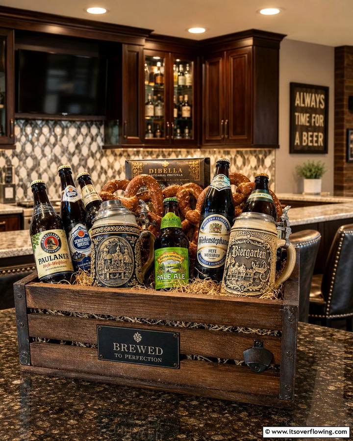 Beer Lovers Basket - 25 Gift Basket Ideas for Every Occasion and Theme