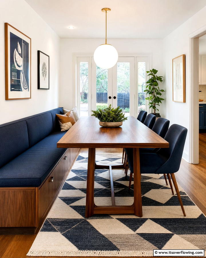 Bench Seating Solutions - 30 Mid-Century Modern Dining Rooms with Timeless Design