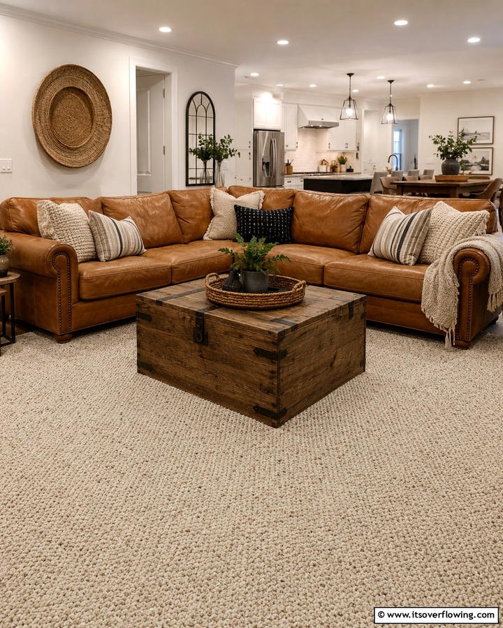 Berber Carpets for Timeless Appeal - 25 Living Room Carpet Ideas for Cozy Comfort