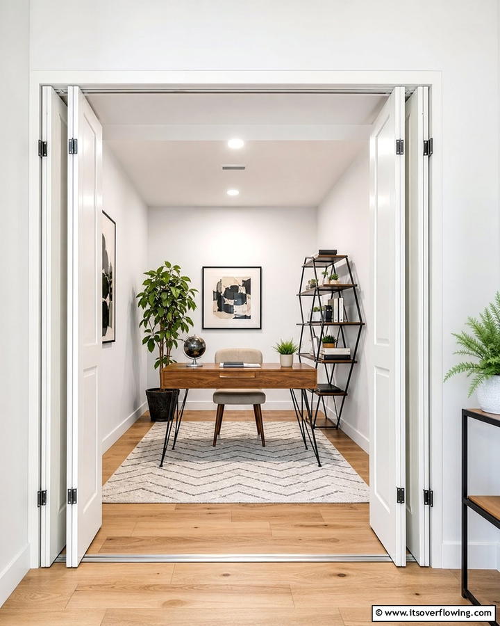 Bi Fold Doors for Versatility - 20 Home Office Door Ideas for Stylish Workspaces