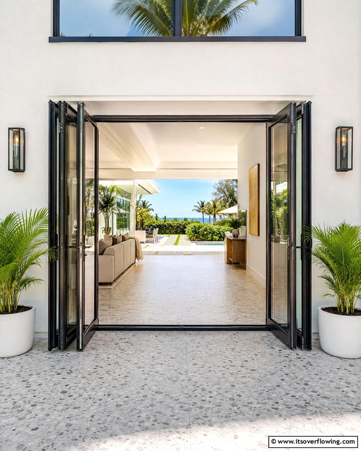 Bi Fold Functionality - 25 Double Front Door Ideas for a Grand Entrance