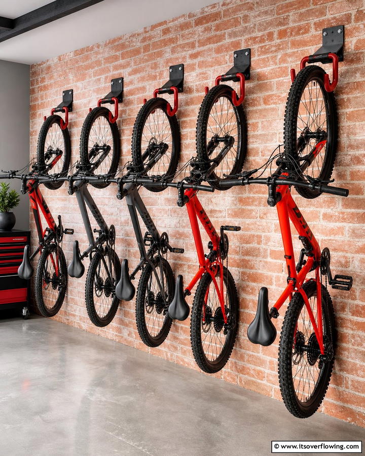 Bike Hooks for Minimalist Storage - 25 Garage Bike Storage Ideas for a Clutter-Free Space