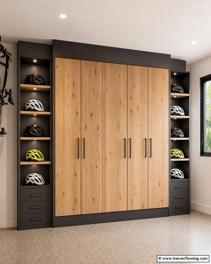 Bike Storage Cabinets - 25 Garage Bike Storage Ideas for a Clutter-Free Space