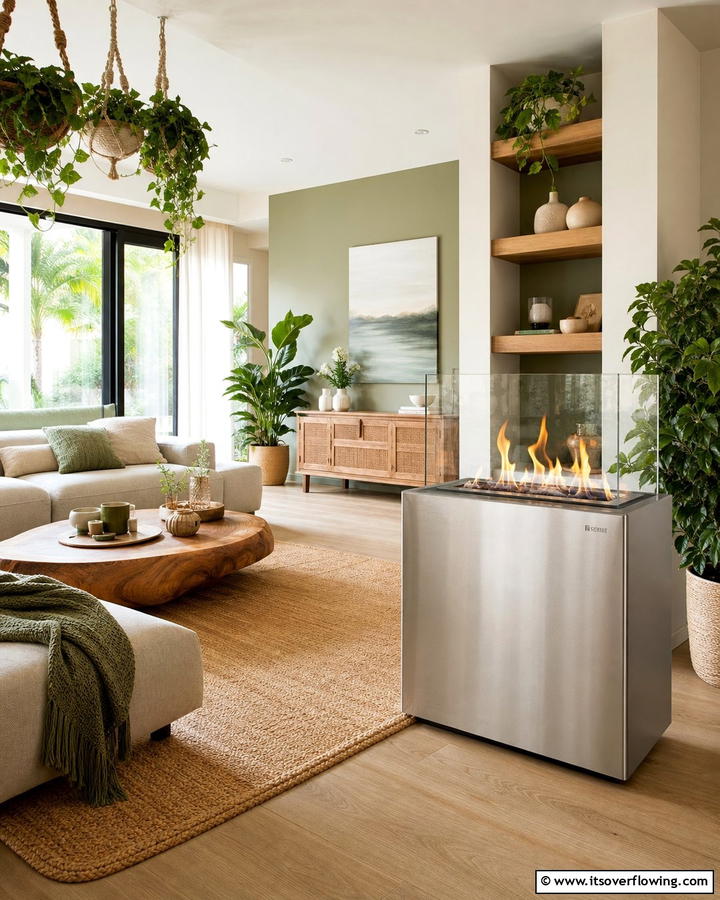 Bio Ethanol Fireplace - 21 Modern Fireplace Ideas for Cozy Contemporary Living Rooms