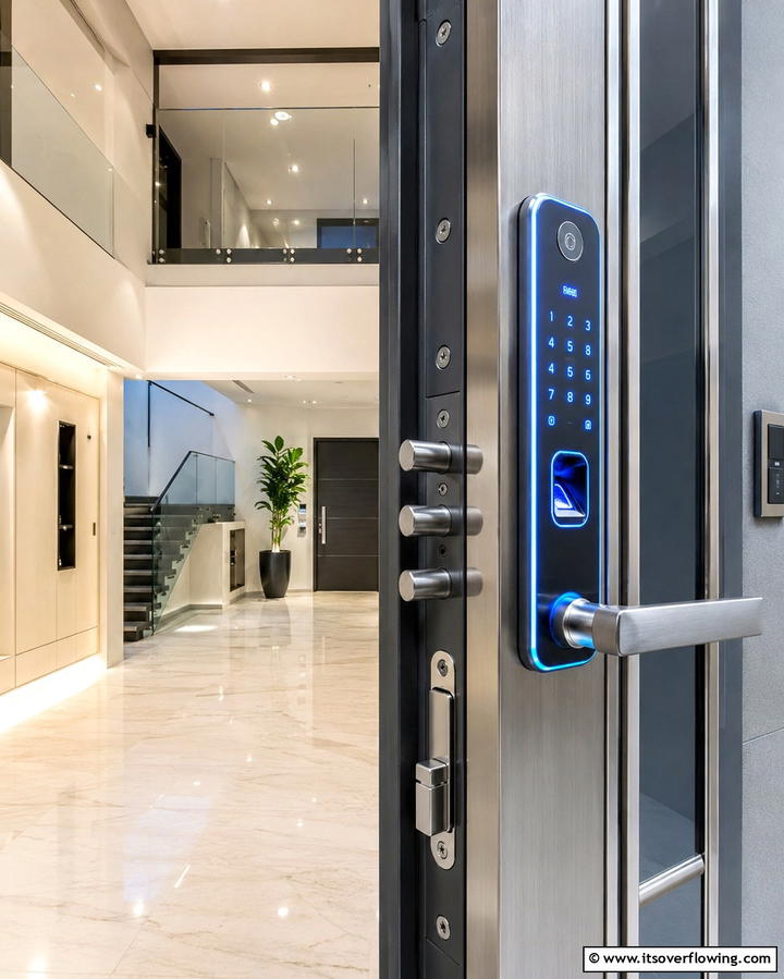 Biometric Locks for Advanced Security - 25 Safe Room Ideas for Maximum Security and Comfort