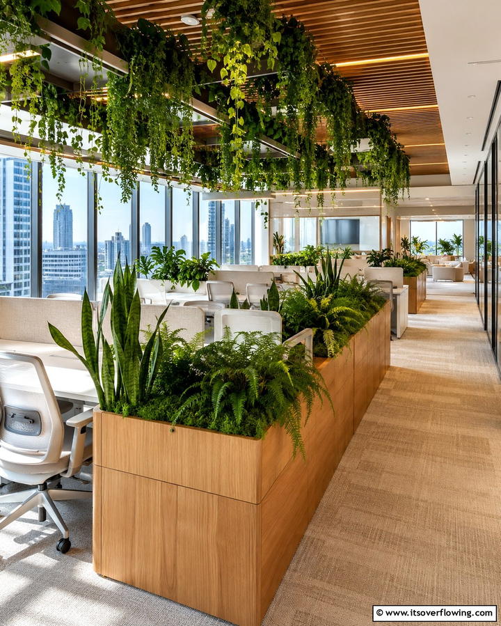 Biophilic Design Elements - 25 Office Interior Design Ideas for a Productive and Stylish Workspace