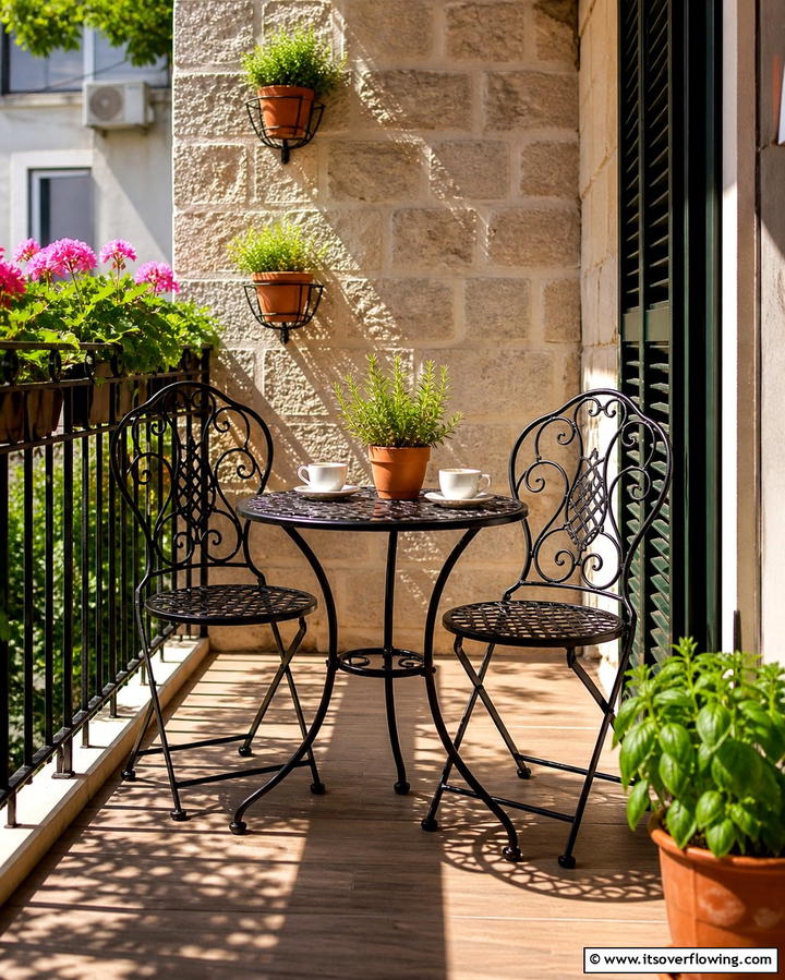 Bistro Dining Sets - 25 Small Deck Ideas to Maximize Your Outdoor Living Space