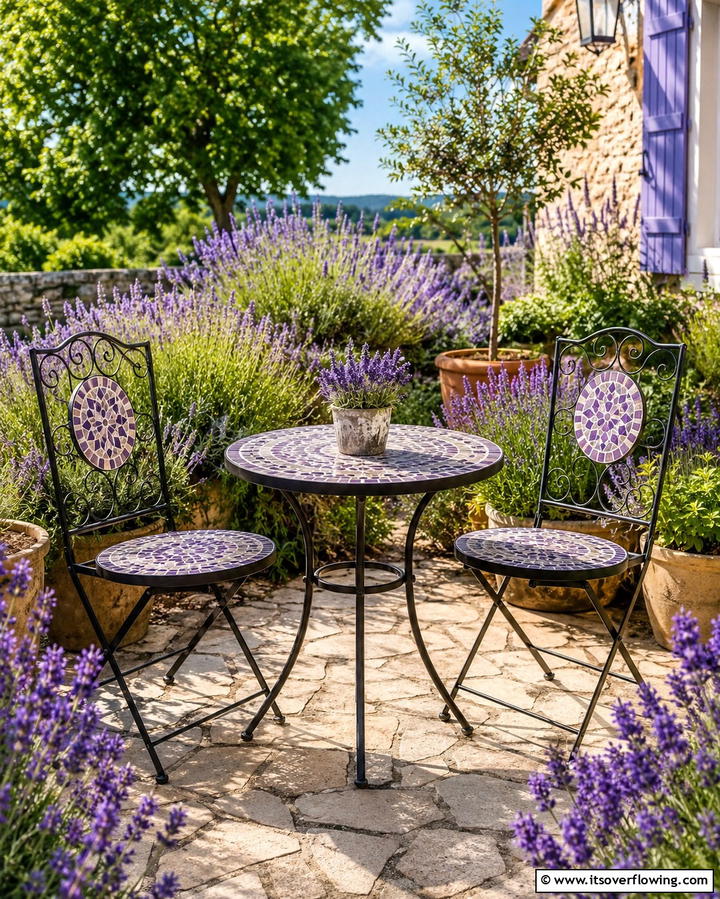 Bistro Style Dining Area - 25 Townhouse Patio Ideas for Small Outdoor Spaces
