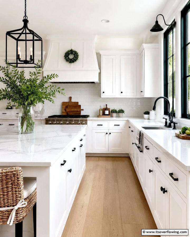 Black Hardware for Subtle Elegance - 25 Dark Kitchen Ideas for a Bold and Modern Look