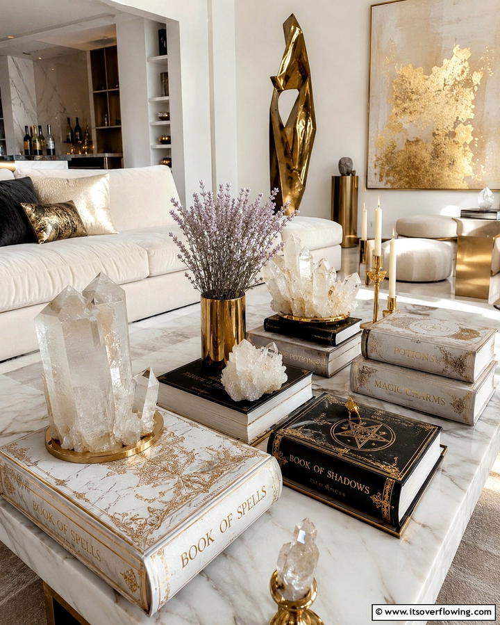 Black Lace Curtains - 30 Enchanting Witchy Living Room Decor Ideas
